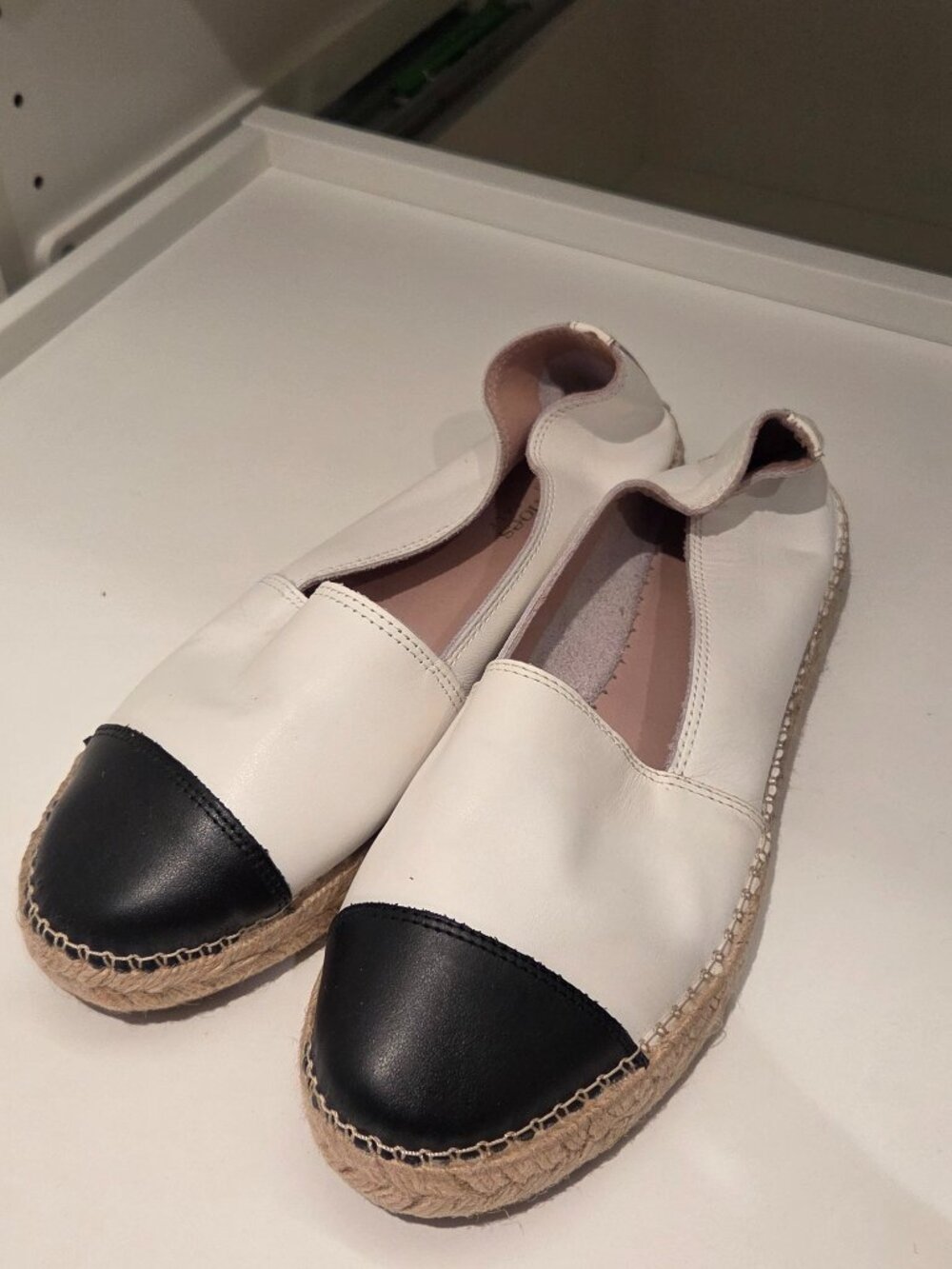 Like new leather espadrilles